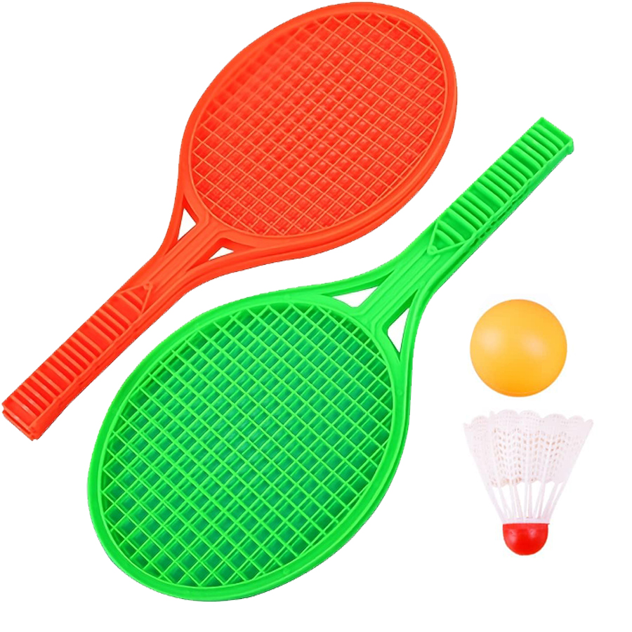 Badminton Fun Game - 4 unids/set Mini raqueta de tenis