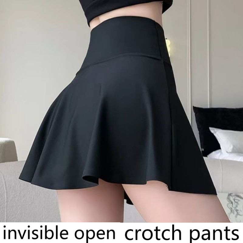 Badminton Date - Pantalones invisibles con cintura alta, pantalones