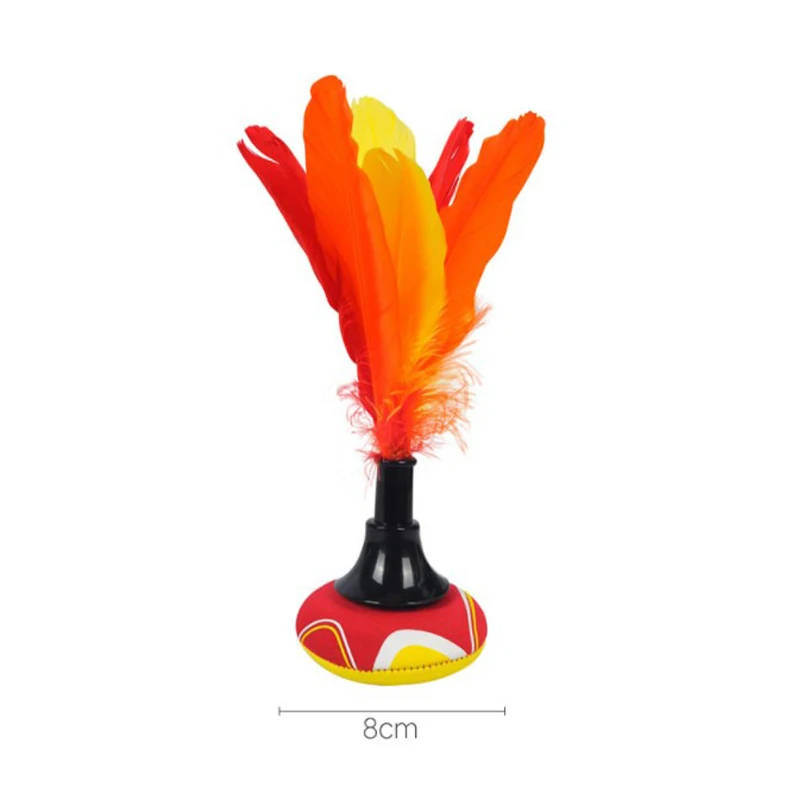 Badminton Fun Game - Divertido Volador de Plumas Indio, Raqueta