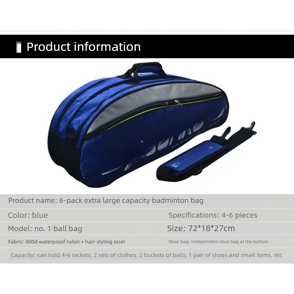 Mochila de bádminton, paquete  - Badminton Outdoor reseña y precio
