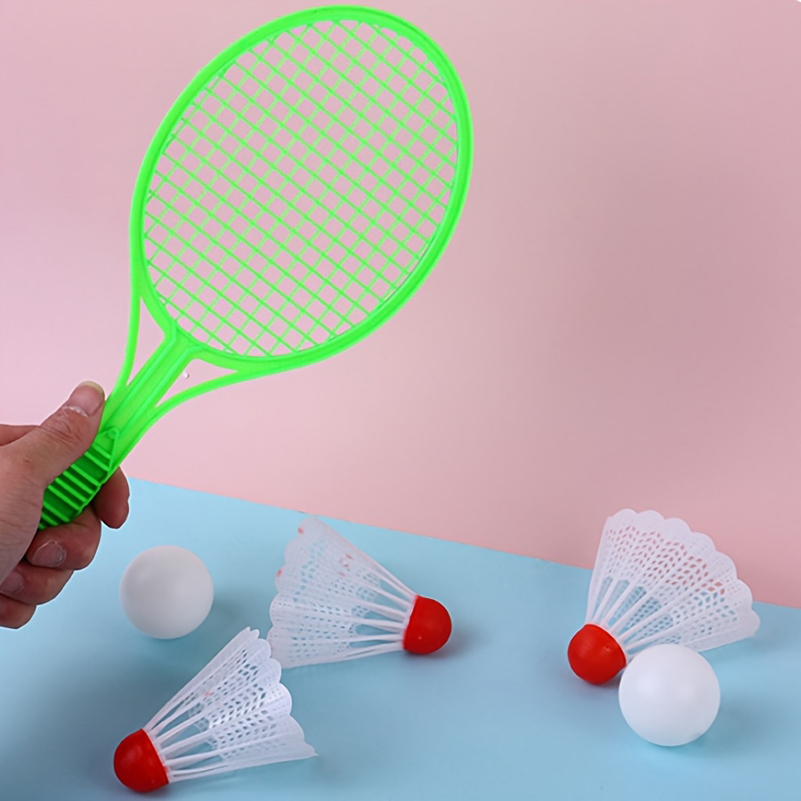 4 unids/set Mini raqueta de te - Badminton Fun Game reseña y precio