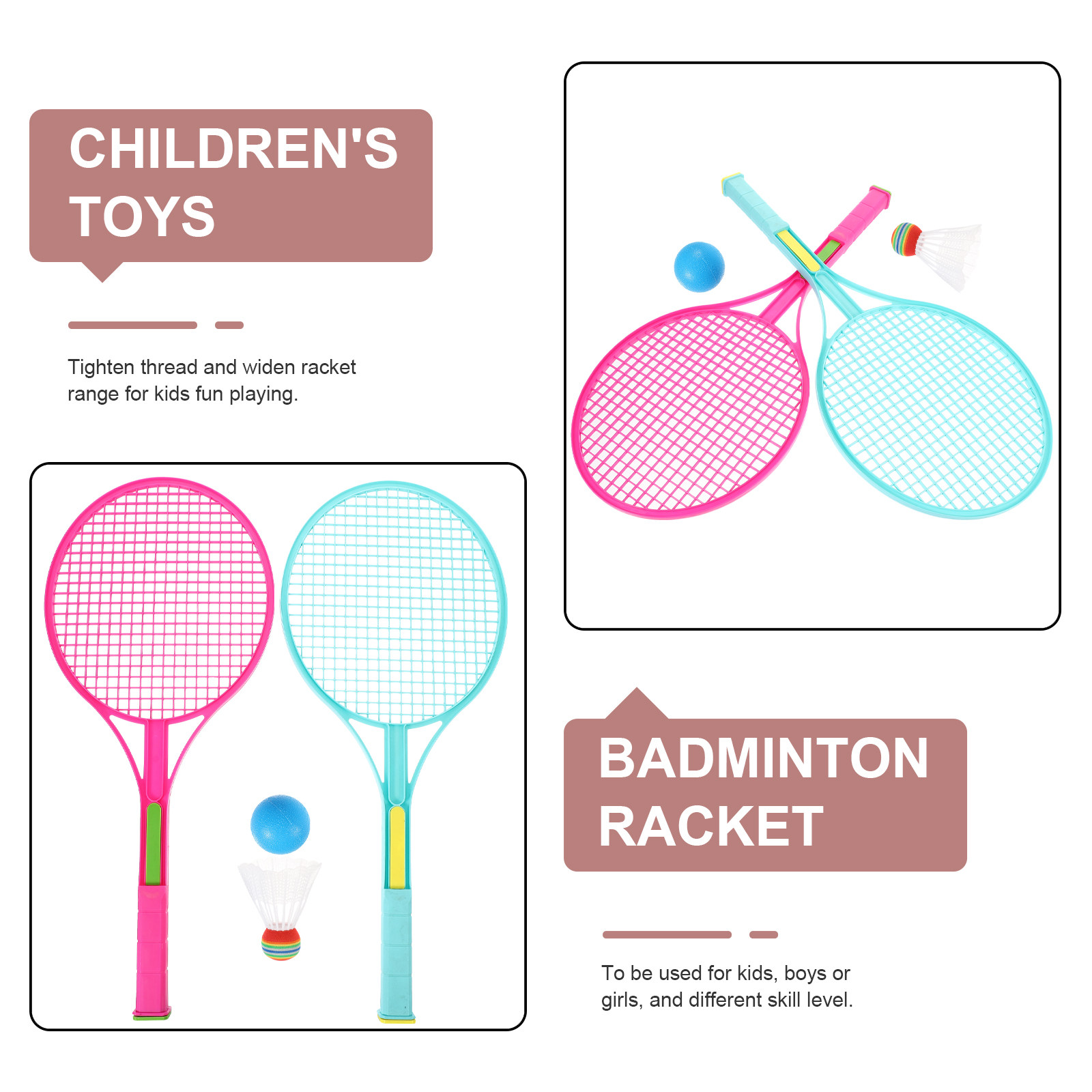 1 Set de Raquetas de Bádminton - Badminton Fun Game reseña y precio
